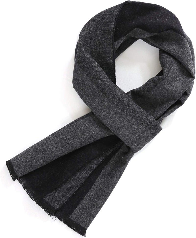 FULLRON Store Men Winter Scarf Soft Warm Long Cashmere Feel Scarves - Image 1